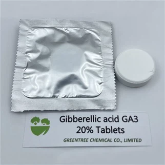 Ga3 Gibberellic Acid Tablet 20% Agrochemical Increasing The Set of Fruit